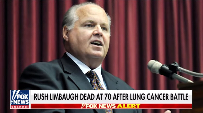 Rush Limbaugh Dead