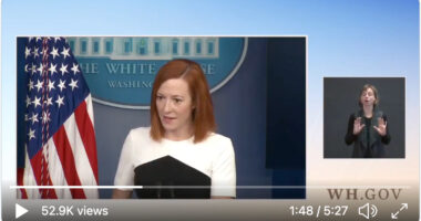 Jen Psaki Annoyed