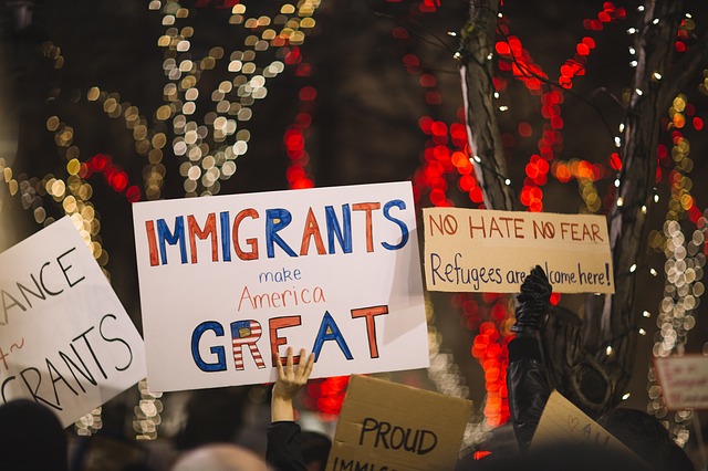 posters about immigrants being welcome