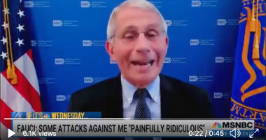 fauci arrogant self defense